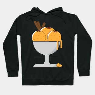 Melting Peach Ice Cream Hoodie